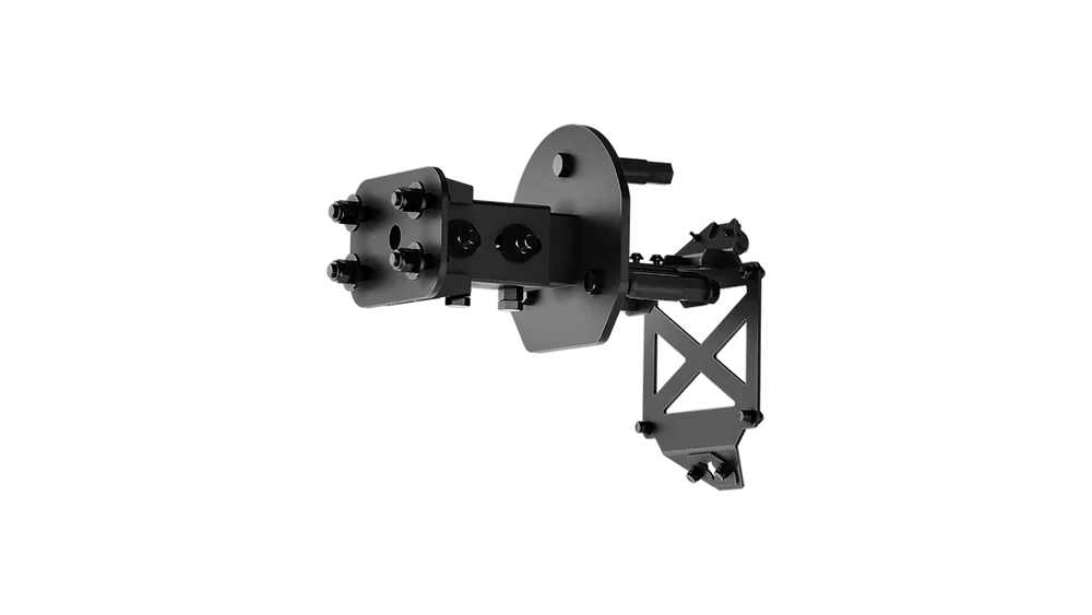 TY-2966 – BODY ARMOR Spare Tire Carrier, For Use With Pro Series II Mount Powder Coated Black Steel
